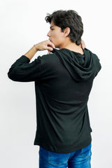 Hombre Guys Ls Henley Aero Guys Ls Henley Dark Black Dark Black 3772