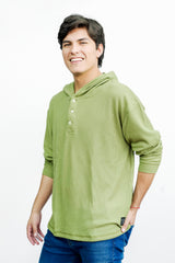 Camisa Para Hombre Guys Ls Henley Aero Guys Ls Henley Cloover Green Green 3772