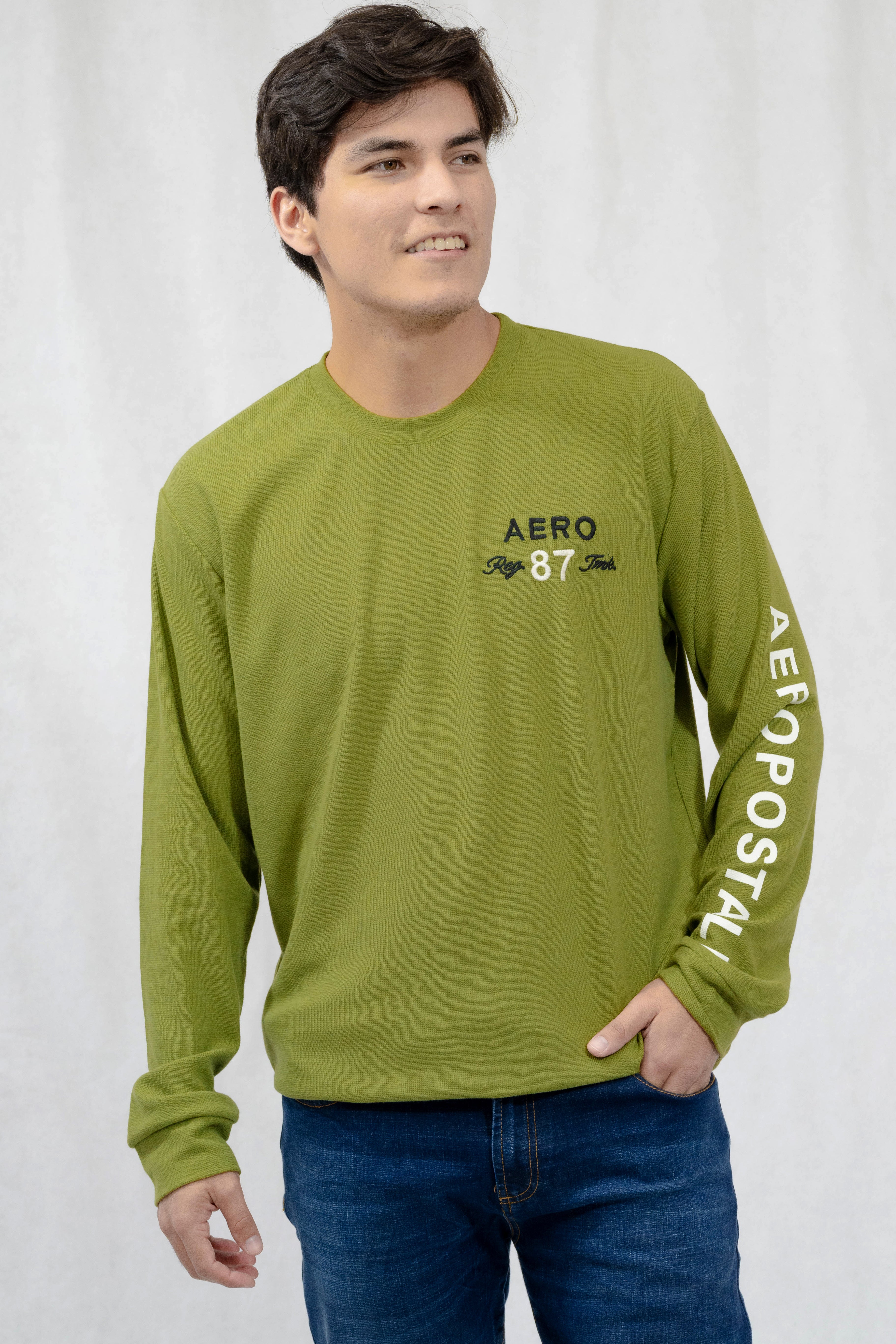 Buzo Para Hombre Guys Ls Other Aero Guys Ls Other Olive Branch Olive Branch 3806