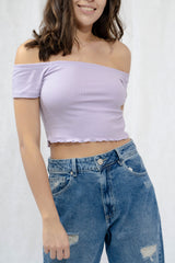 Top Para Mujer Fashion Bare Solid Aero Fashion Bare Solid Pastel Lilac Pastel Lilac 4025