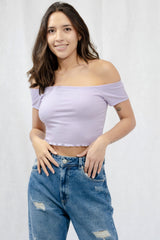 Top Para Mujer Fashion Bare Solid Aero Fashion Bare Solid Pastel Lilac Pastel Lilac 4025