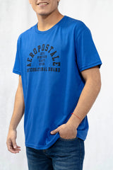 Camiseta Para Hombre Level 1 Graphic Tees Aero Level 1 Graphic Tees French Blue French Blue 4301