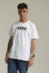 Camiseta Para Hombre Level 2 Graphic Tees Aero Level 2 Graphic Tees Bright White White 3813