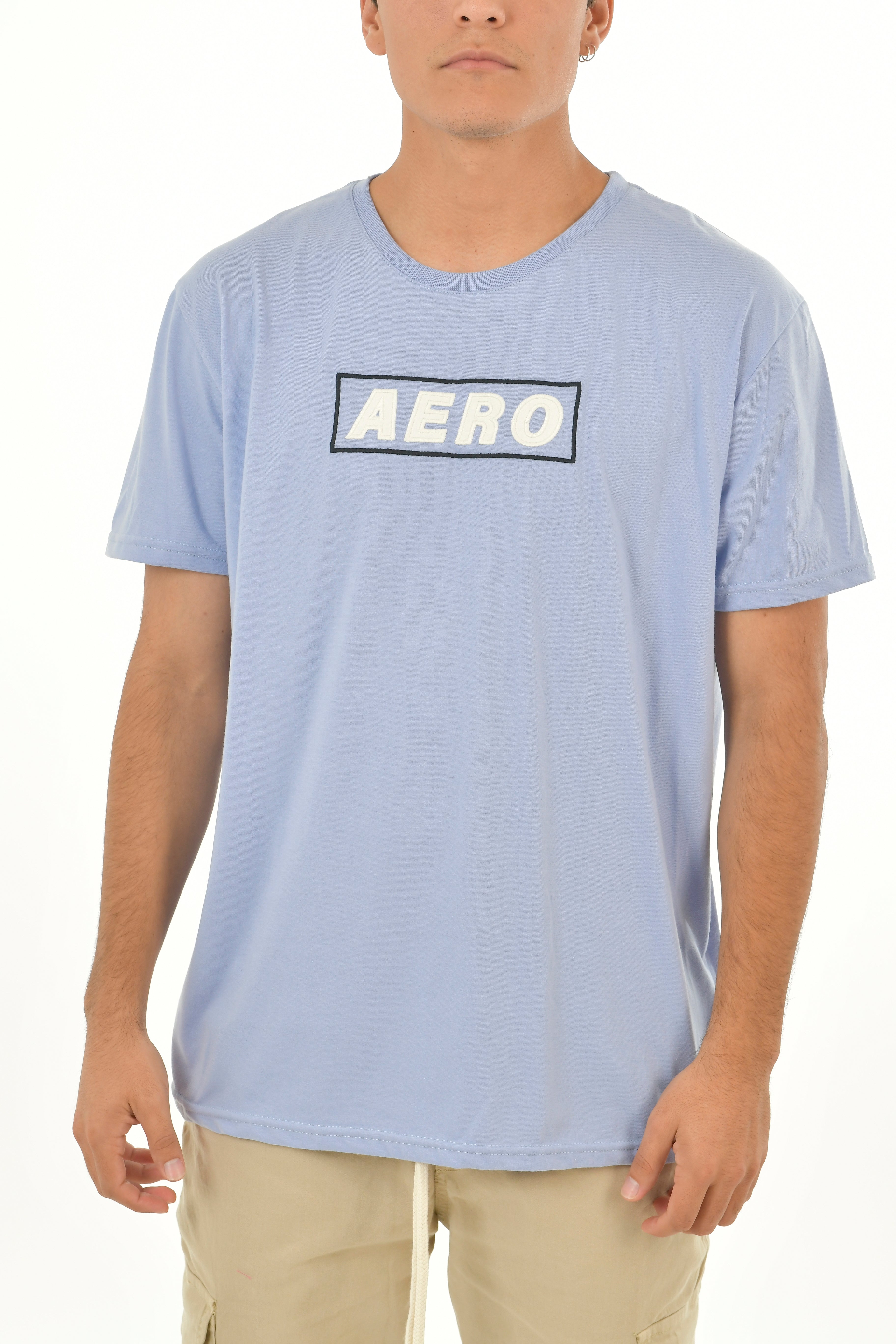 Camiseta Para Hombre Aero Level 2 Graphic Tees Lavender Escape 3813