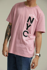 Camiseta Para Hombre Level 2 Graphic Tees Aero Level 2 Graphic Tees Shell Pink Pink 7704
