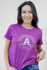 Camiseta Para Mujer Graphic Level 1 Aero Graphic Level 1 Sunset Purple Sunset Purple 6517