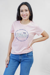 Camiseta Para Mujer Graphic Level 2 Aero Graphic Leve 2Pink Spray Pink 6520