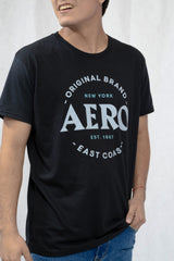 Camiseta Para Hombre Level 1 Graphic Tees Aero Level 1 Graphic Tees Black Black 9062