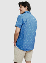 Camisa Para Hombre Guys Ss Woven Shirts Aero Guys Ss Woven Shirts Dress Blues Dress Blue 8742