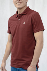 Polo Para Hombre Aero Guys Ss Solid Polo Earth Red