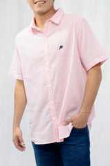 Camisa Para Hombre Guys Ss Woven Shirts Aero Guys Ss Woven Shirts Shell Pink Pink 8770