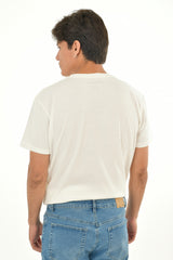 Camiseta Para Hombre Aero Level 1 Graphics Bright White 7114