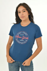 Camiseta Para Mujer Aero Graphic Level 2 Cadet Navy 6593