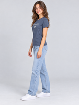 Camiseta Para Mujer Aero Graphic Level 1 Cadet Navy 6525