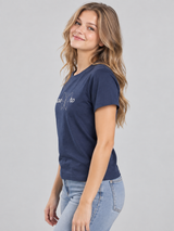 Camiseta Para Mujer Aero Graphic Level 2  Cadet Navy 6932