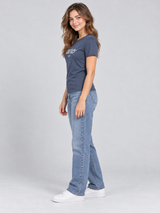 Camiseta Para Mujer Aero Graphic Level 2 Cadet Navy  7128