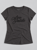 Camiseta Para Mujer Aero Graphic Level 2 Dark Black 7106