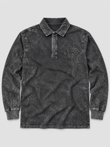 Buzo Para Hombre Aero Ls Tees Charcoal Heather Grey 2187