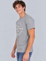 Camiseta Para Hombre Aero Level 2 Graphic Tees Light Heather Grey 6143