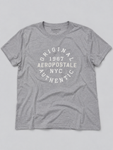 Camiseta Para Hombre Aero Level 2 Graphic Tees Light Heather Grey 6143