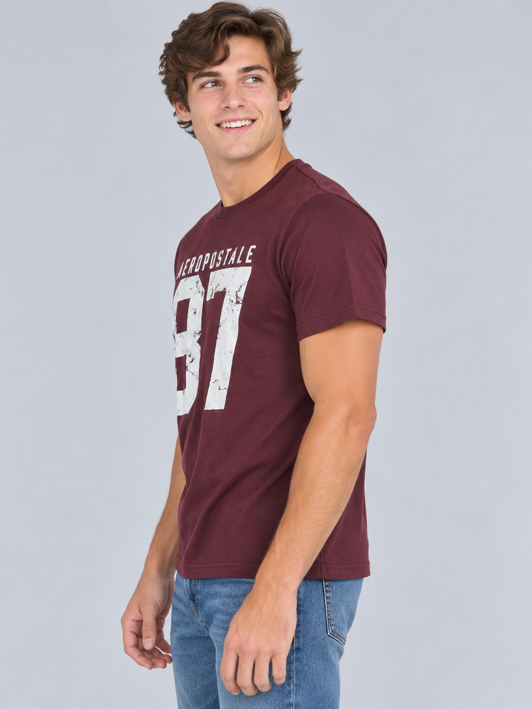 Camiseta Para Hombre Aero Level 1 Graphic Tees Port Royale 6271