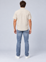Camisa Para Hombre Aero Guys SS Woven Shirts Egret 2264