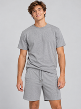 Bermuda Para Hombre Aero Guys Fleece Shorts Light Heather Grey 4700