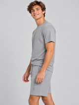 Bermuda Para Hombre Aero Guys Fleece Shorts Light Heather Grey 4700
