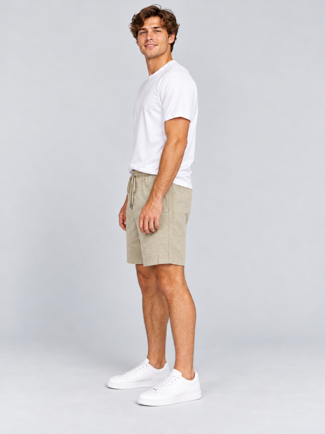 Bermuda Para Hombre Aero Bc Shorts Egret 2256