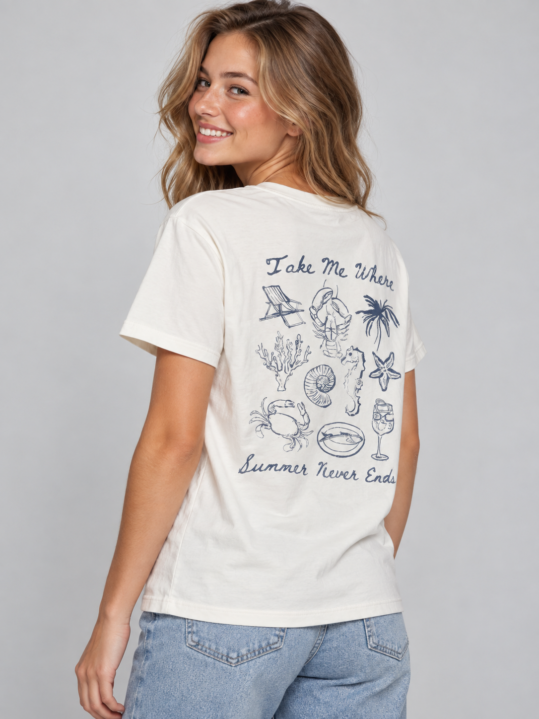 Camiseta Para Mujer Aero Girls Fashion Graphics Brich 4761
