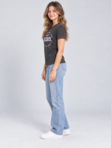 Camiseta Para Mujer Aero Graphic Level 2 Drak Black 7189