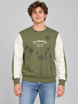 Buzo de manga larga Kids  Aero Boys Veneer Fleece Olivine 6201