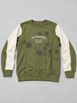 Buzo de manga larga Kids  Aero Boys Veneer Fleece Olivine 6201