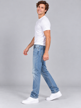 Jean Para Hombre Aero Guys Fashion Denim New Medium Wash 4090