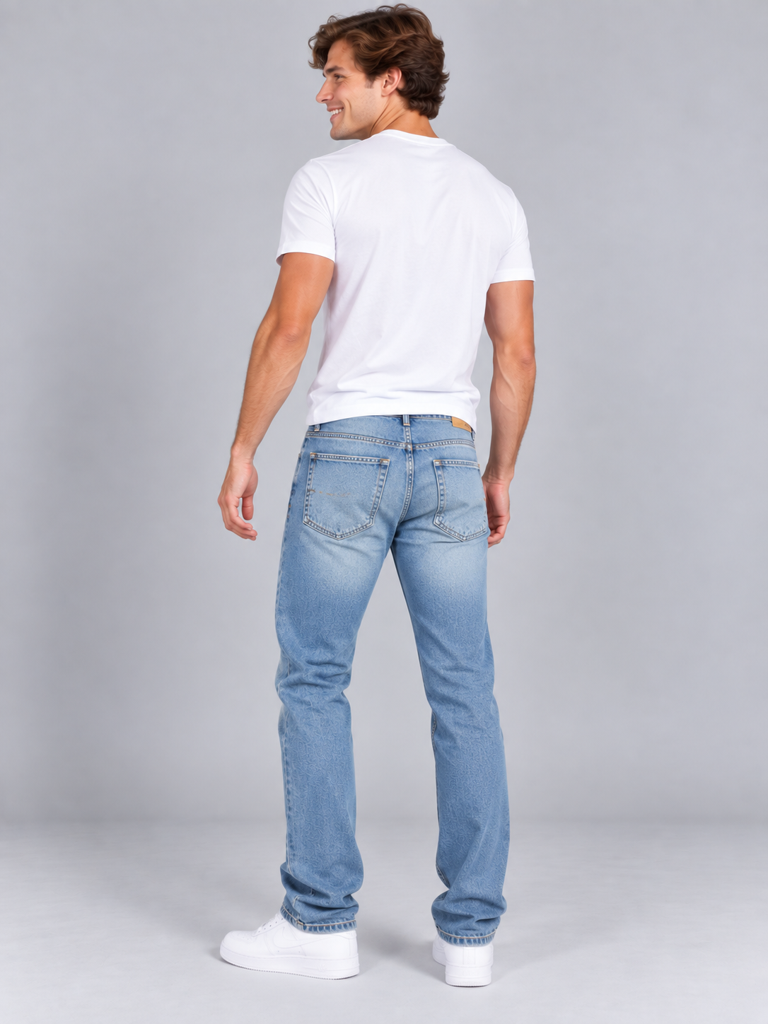 Jean Para Hombre Aero Guys Fashion Denim New Medium Wash 4090