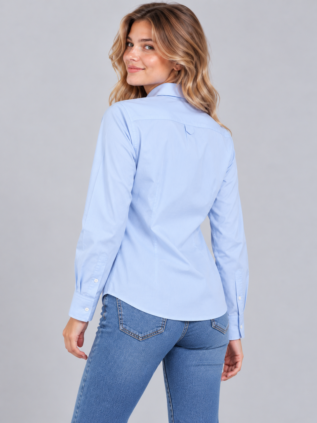 Camisa Para Mujer Aero L/s Fashion Kentucky Blue 3040