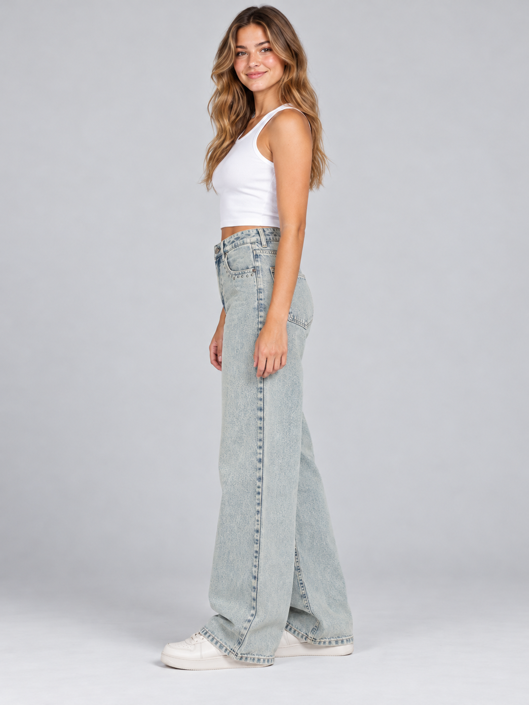 Jean Para Mujer Aero Girls Denin Fashion Light Wash 6616