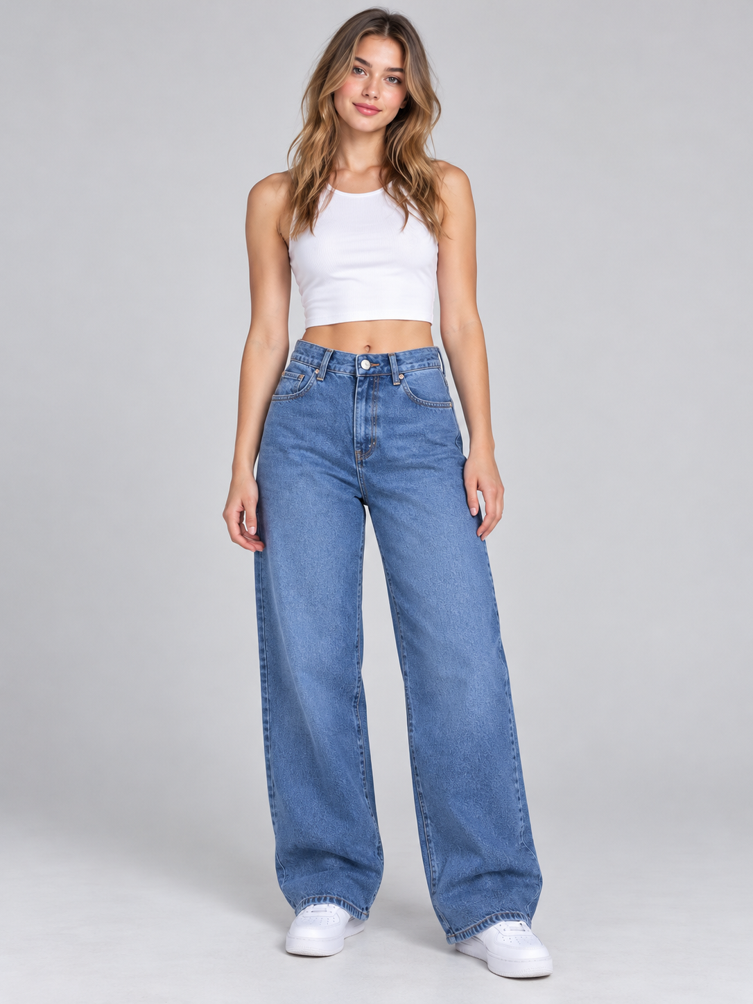 Jeans Para Mujer Aero Girls Denim Fashion Medium Wash 5131