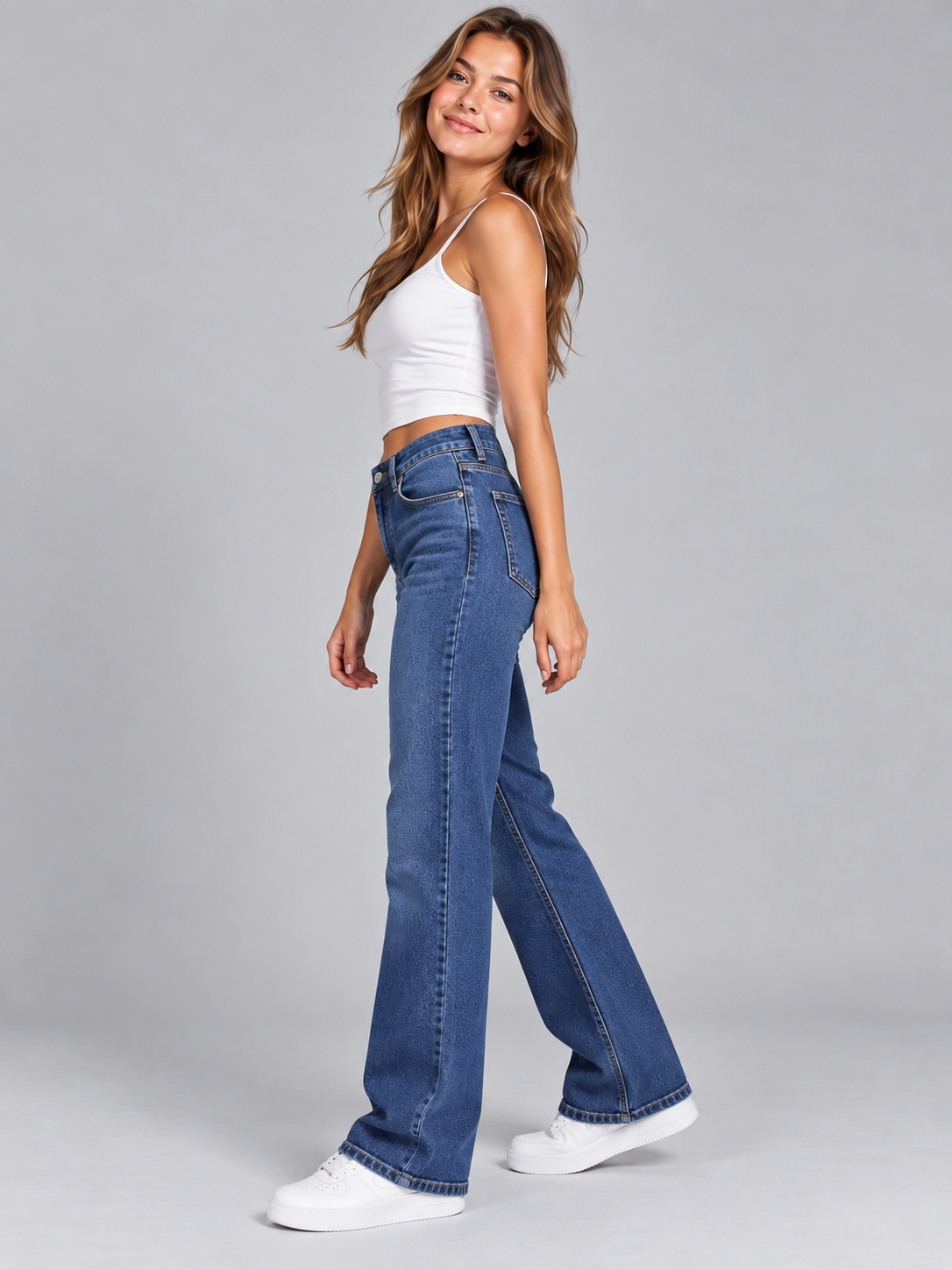 Jean Para Mujer Aero Girls Fashion Basic Medium Wash 3296