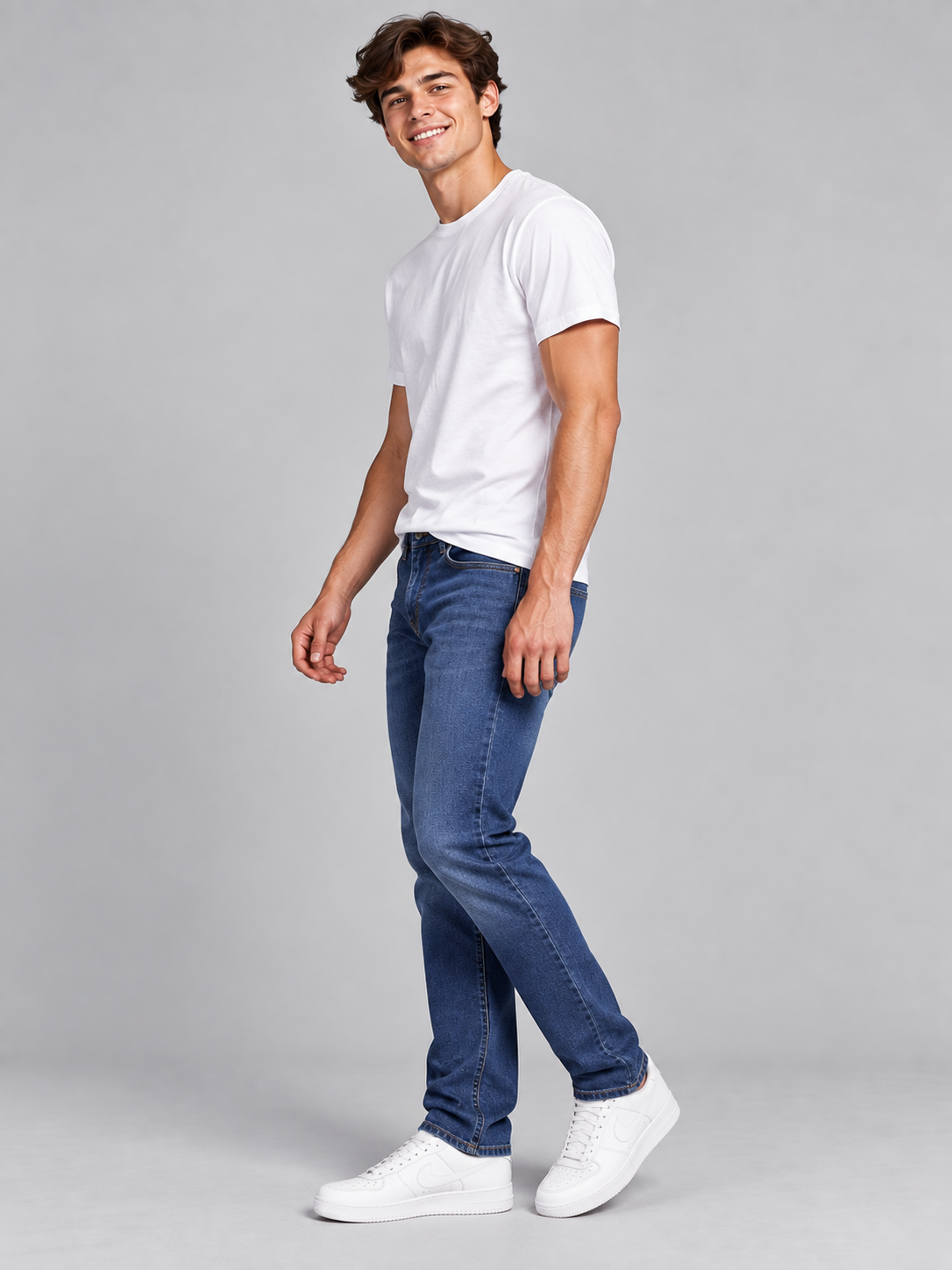 Jean Para Hombre Aero Guys Straight Leg Dark Wash 6314