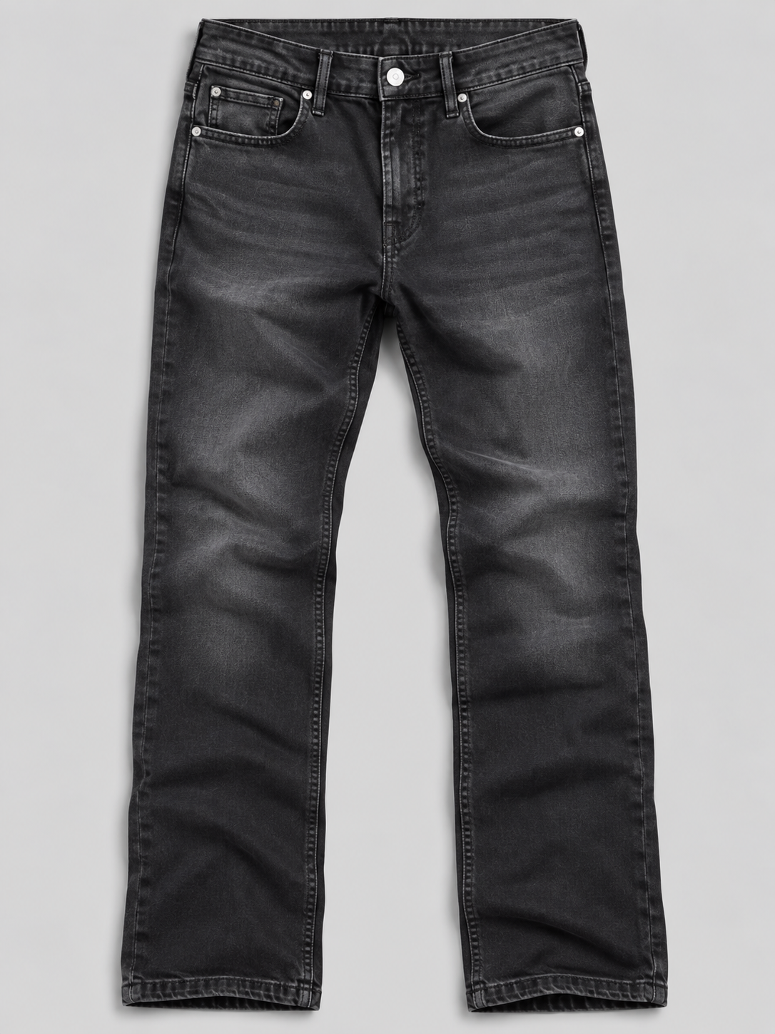 Jean Para Hombre Aero Guys Straight Leg Dark Black 6314