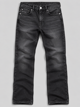 Jean Para Hombre Aero Guys Straight Leg Dark Black 6314
