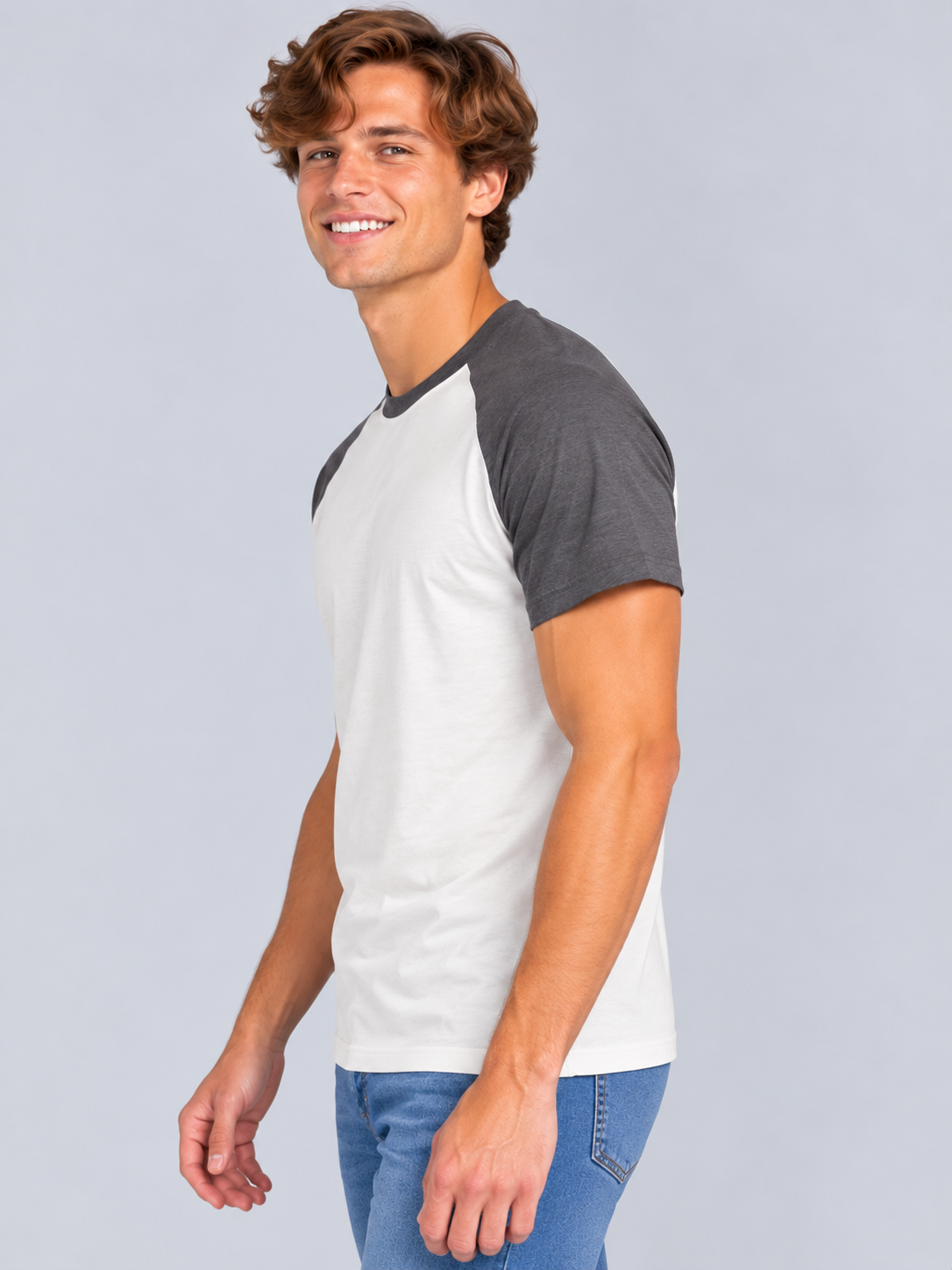 Camiseta Para Hombre Aero Bc Ss Knits Smoked Pearl 1600