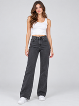 Jean Para Mujer Aero Girls Fashion Basic Black Wash 4442