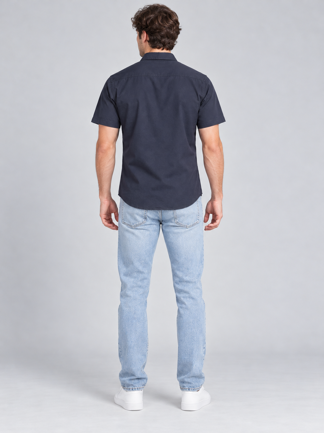 Camisa Para Hombre Aero Guys SS Woven Shitrs Cadet Navy 1440