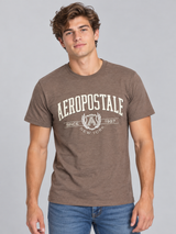 Camiseta Para Hombre Aero Level 2 Graphic Teeshot Chocolate 6178