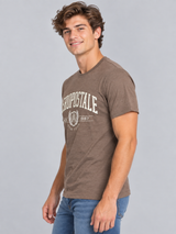 Camiseta Para Hombre Aero Level 2 Graphic Teeshot Chocolate 6178