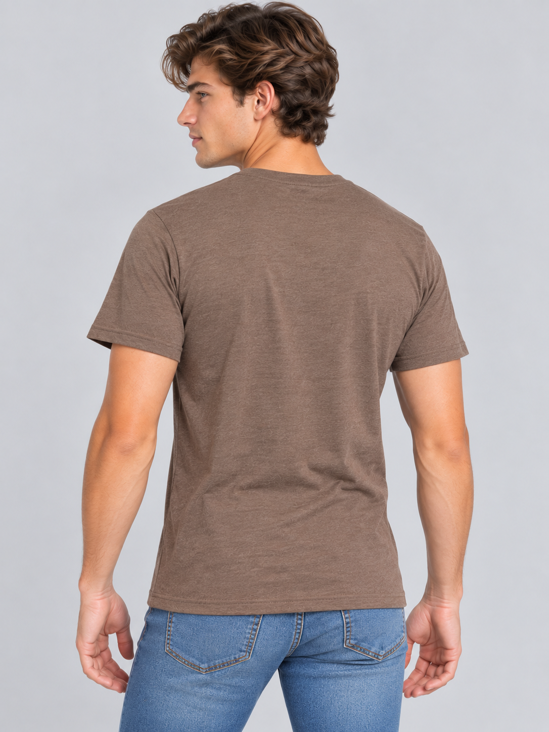 Camiseta Para Hombre Aero Level 2 Graphic Teeshot Chocolate 6178