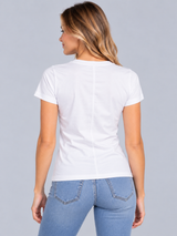 Camiseta Para Mujer  Aero Grirls Solid Ss Bleach 6505