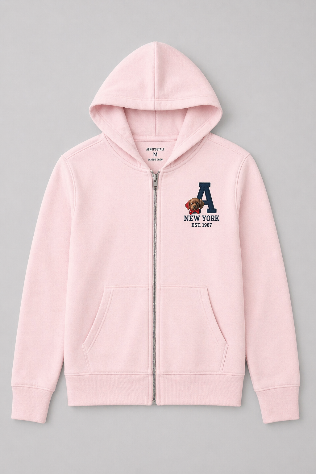 Buzo Para Mujer Aero Girls Fleece Zip Front Pink 1153